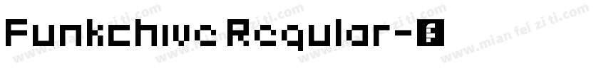 Funkchive Regular字体转换